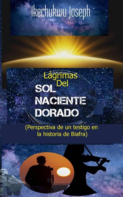 Lágrimas del sol naciente dorado