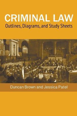 Criminal Law: Outlines, Diagrams, and Exam Study Sheets - Duncan Brown,Jessica Patel - cover