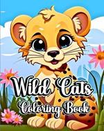 Wild Cats Coloring Book: Safari Animals Cheetah and Leopard to Color for Boys and Girls