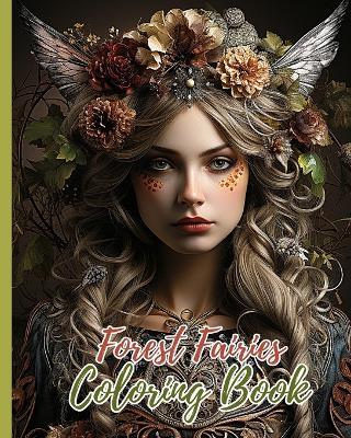 Forest Fairies Coloring Book For Kids: A Collection of Fantasy Coloring Pages with Forest Fairies, Forest Designs Book - Thy Nguyen - cover