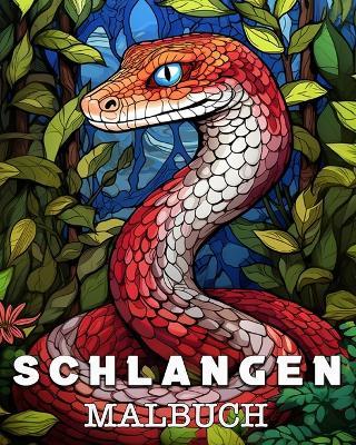 Schlangen Malbuch: Schöne Bilder zum Ausmalen und Entspannen - Anna Colorphil - cover