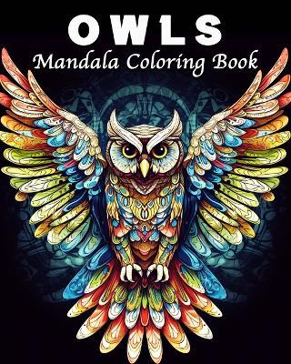 Owl Coloring Book: 40 Amazing Owls Mandala Coloring Book Images for Adults - Lea Schöning Bb - cover