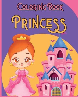 Princess - Coloring Book: 30 Beautiful Princess Pages - Wonderful Press - cover