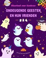 Ondeugende geesten en hun vrienden Kleurboek voor kinderen Leuke en creatieve verzameling spoken: Ongelooflijke verzameling schattige spoken om de creativiteit te stimuleren