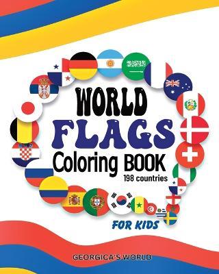 World Flags Coloring Book for Kids: Easy and Simple Illustrations for Children to Enjoy and Have Fun - Yunaizar88 - cover