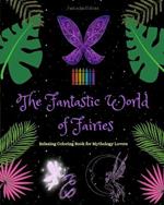 The Fantastic World of Fairies Coloring Book for Mythology Lovers Soothing Fairy Scenes for Teens and Adults: A Collection of Splendid Mythical Designs to Enhance Creativity and Relaxation