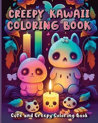 Creepy Kawaii Coloring Book: Amazing Pastel Goth Coloring Pages for Stress Relief and Relaxation - Ispas Alexandru - cover