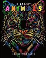 Midnight Animals (Coloring Book): 22 Coloring Pages