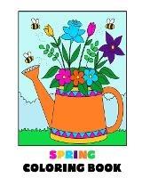 Spring Coloring Book: 35 Spring-Themed Coloring Pages for Children - Pretty Cute Studio - cover