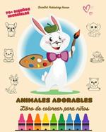 Animales Adorables: Libro de colorear para ni?os M?s de 70 dise?os incre?bles Regalo perfecto para todas las edades: Im?genes ?nicas de animales que mejoran la creatividad y diversi?n de los ni?os