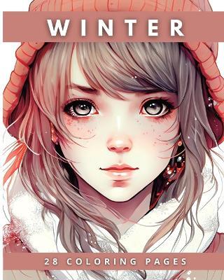 WINTER (Coloring Book): 28 Coloring Pages - Anton Fox - cover