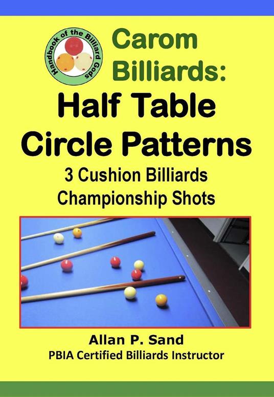 Carom Billiards: Half Table Circle Patterns - 3-Cushion Billiards Championship Shots