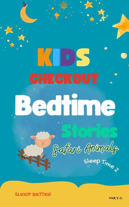 Kids Checkout Bedtime Stories Safari Animals