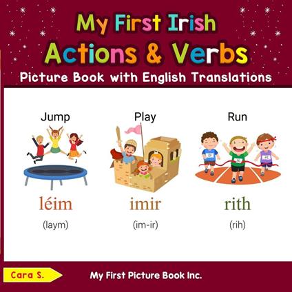 My First Irish Action & Verbs Picture Book with English Translations