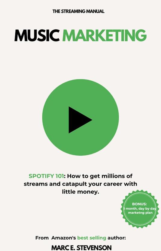 Music Marketing: SPOTIFY 101: How to get millions of streams and catapult your career with little money.