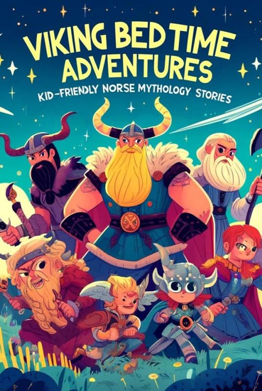 Viking Bedtime Adventures: Kid-Friendly Norse Mythology Stories - Fun and Educational Bedtime Tales for Children - Nick Creighton - ebook
