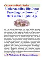 Understanding Big Data - Unveiling the Power of Data in the Digital Age