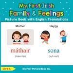 My First Irish Family & Feelings Picture Book with English Translations