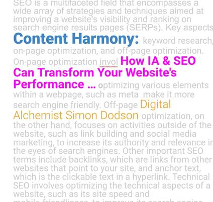 Content Harmony: How IA & SEO Can Transform Your Website's Performance