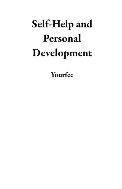 Self-Help and Personal Development