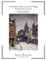 Christopher Street, Greenwich Village Cross Stitch Pattern - Beulah R. Bettersworth: Regular and Large Print Chart