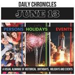 Daily Chronicles June 13: A Visual Almanac of Historical Events, Birthdays, and Holidays