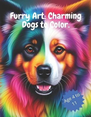 Furry Art: Charming Dogs to Color - Danny Lima - cover