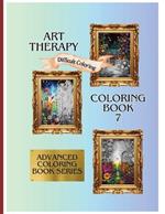 Art Therapy Difficult Coloring Coloring Book 7: Advanced Coloring Book Series