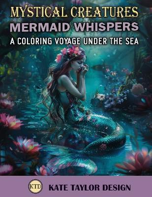 Mermaid Whispers: A Coloring Voyage Under the Sea: Dive into the Mystical World of Oceanic Beauties - Kate Taylor Design - cover