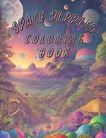 Space Hippies Coloring Book: Embark on an Interstellar Journey of Peace, Love, and Cosmic Adventure!