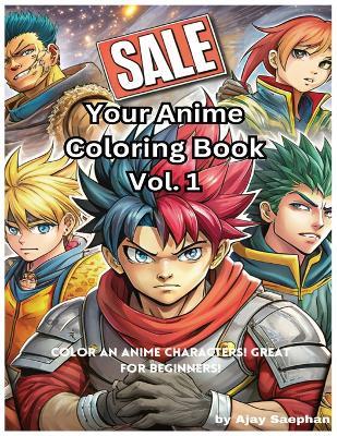 Your Anime Coloring Book Vol. 1 - Ajay Saephan - cover