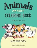 Animals: My First Coloring Book