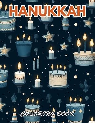 Hanukkah Coloring Book for Adults: 100+ New and Exciting Designs for All Fans - Owen Scott - cover