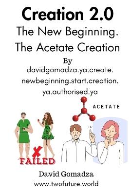 CREATION 2.0 The New Beginning. The Acetate Creation: davidgomadza.ya.create. newbeginning.start.creation.ya.authorised.ya - David Gomadza - cover