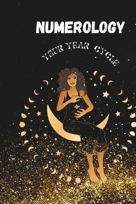 Numerology: Year Cycles 1-9: A transformative personal growth book that provides insights on how to live in harmony with your personal energy vibration and the vibration number of the universe. - Theodora Cadeau - cover