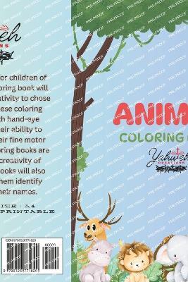 Animals coloring book: children's coloring book - animals - Rajamiriyam Marichamy - cover