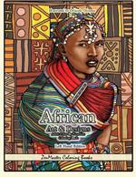 Left Handed African Art and Designs Adult Color By Numbers Coloring Book: An African Inspired Color By Number Book Designed for Lefties For Stress Relief and Relaxation