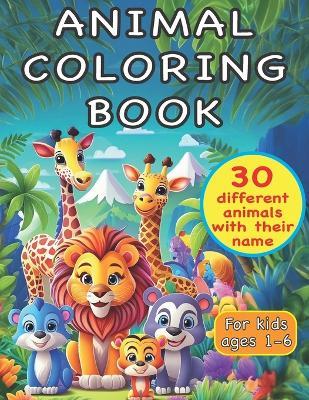 Animal Coloring Book - Alfonso Asensio Borrellas - cover