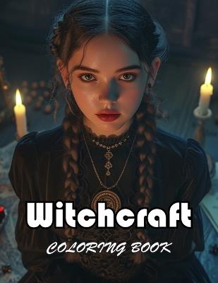 Witchcraft Coloring Book: New Edition And Unique High-quality illustrations, Enjoyable Stress Relief and Relaxation Coloring Pages - Christa Bacote - cover