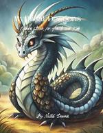 Mythical Dragons: Coloring Book for Adults and Kids