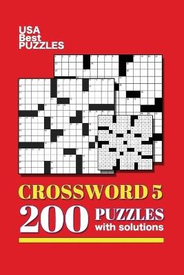 USA Best Crosswords for Adults with solutions: 200 Puzzles Easy, Medium to Hard Volume 5 - Megan Watson - cover