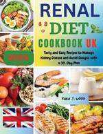 Renal Diet Cookbook UK: Tasty and Easy Recipes to Manage Kidney Disease and Avoid Dialysis with a 30-Day Plan