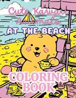 Cute Kawaii Animals at the Beach