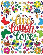 Live, Laugh, Love Coloring Book