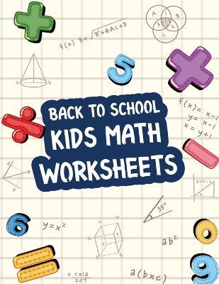 Back to School Kids Math Worksheet - Sabrina - cover