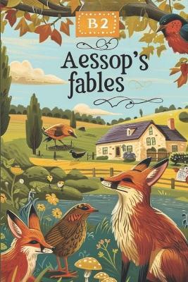 50 Aesop's Fables for B2 English Learners: Stories with Vocabulary Lists, Definitions, and Sample Sentences for Effective Learning: Enhance Your English Skills with Classic Tales and Practical Language Tools - Elizabeth Snow - cover