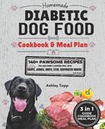 Homemade Diabetic Dog Food Cookbook & Meal Plan: Healthy & Easy Dog Treats: 140+ PAWSOME Recipes for Treats, Jerky, Broth, Stew, and Dehydrated Snacks