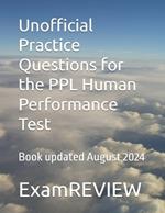 Unofficial Practice Questions for the PPL Human Performance Test