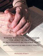 Whose Writings Are Called - 