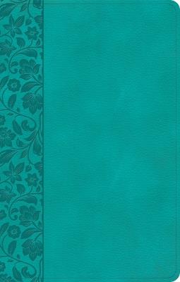 CSB Thinline Bible, Teal Leathertouch - Csb Bibles by Holman - cover